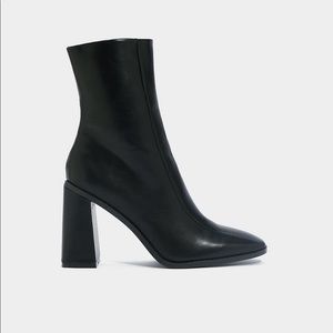 Nasty Gal Square Up Sock Boot